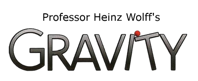 Professor Heinz Wolff's Gravity title screen for Nintendo DS